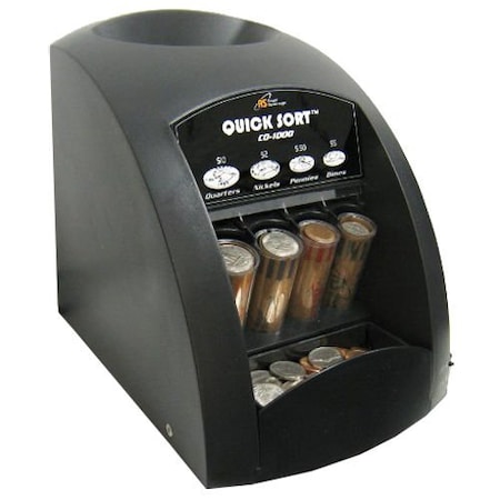 Royal Sovereign 1 Row Electric Coin Sorter240 Coins/Min300 Coin Hopper CO-1000